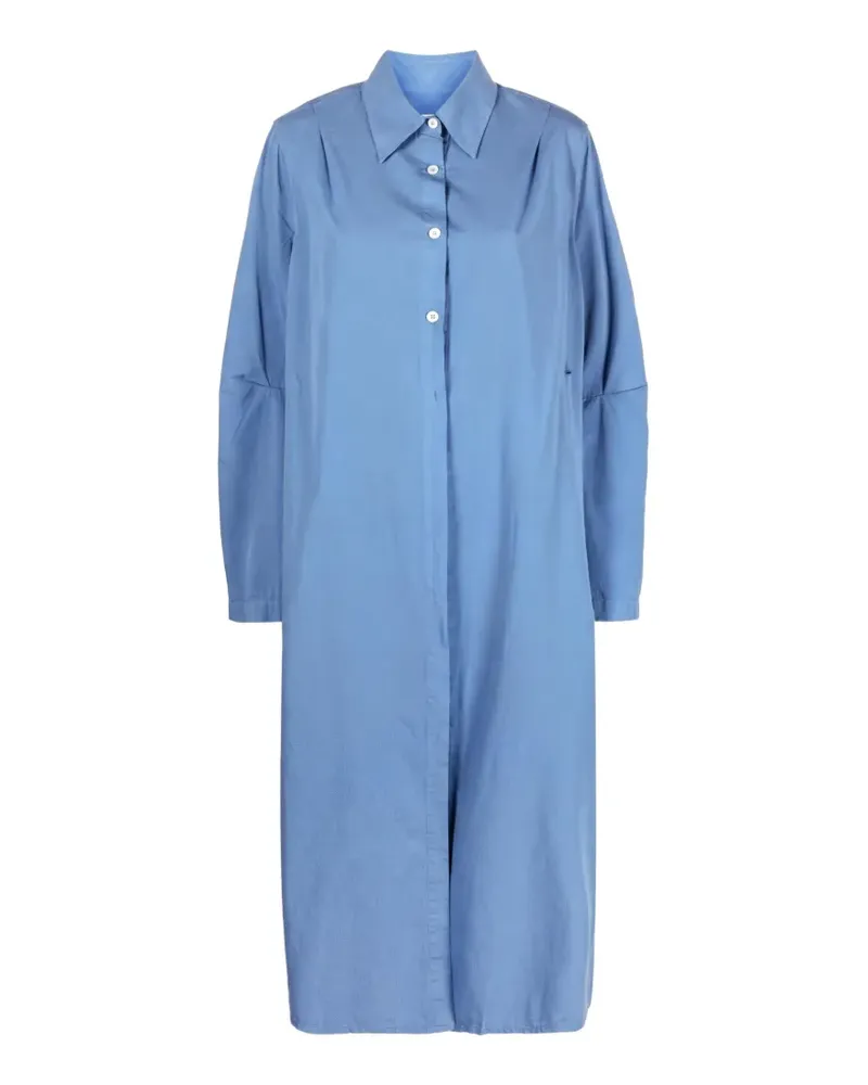 Our Legacy Machine cotton midi shirt dress - Blau Blau