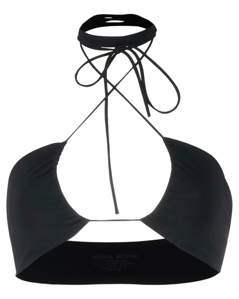 Magda Butrym Bandeau-Bikinioberteil - Schwarz Schwarz