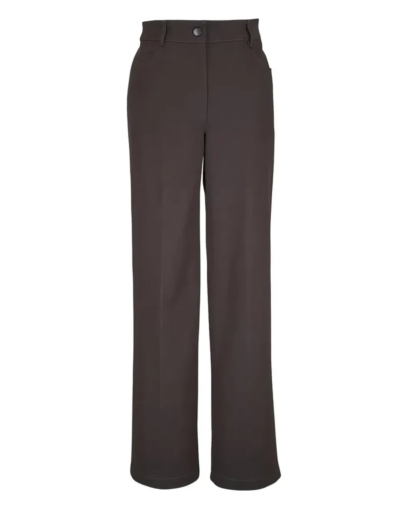 Akris button trousers - Braun Braun