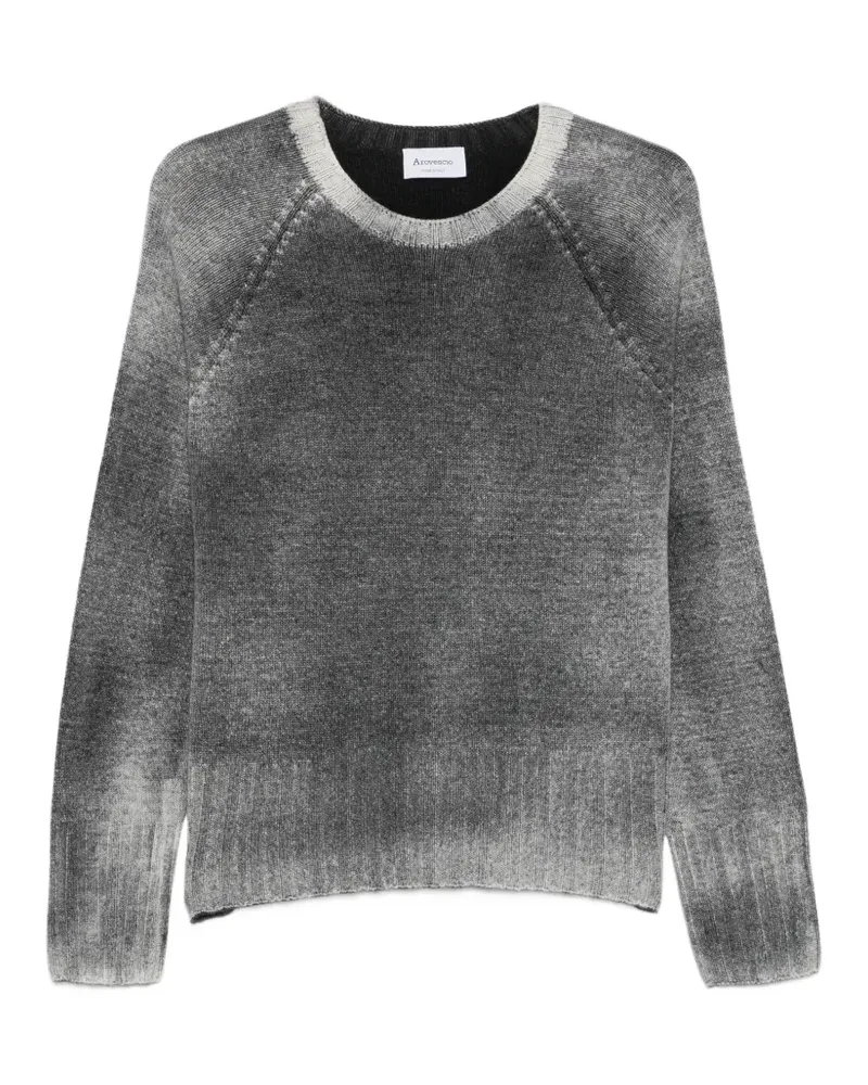 Arovescio Langärmeliger Pullover mit Farbverlauf-Optik - Grau Grau
