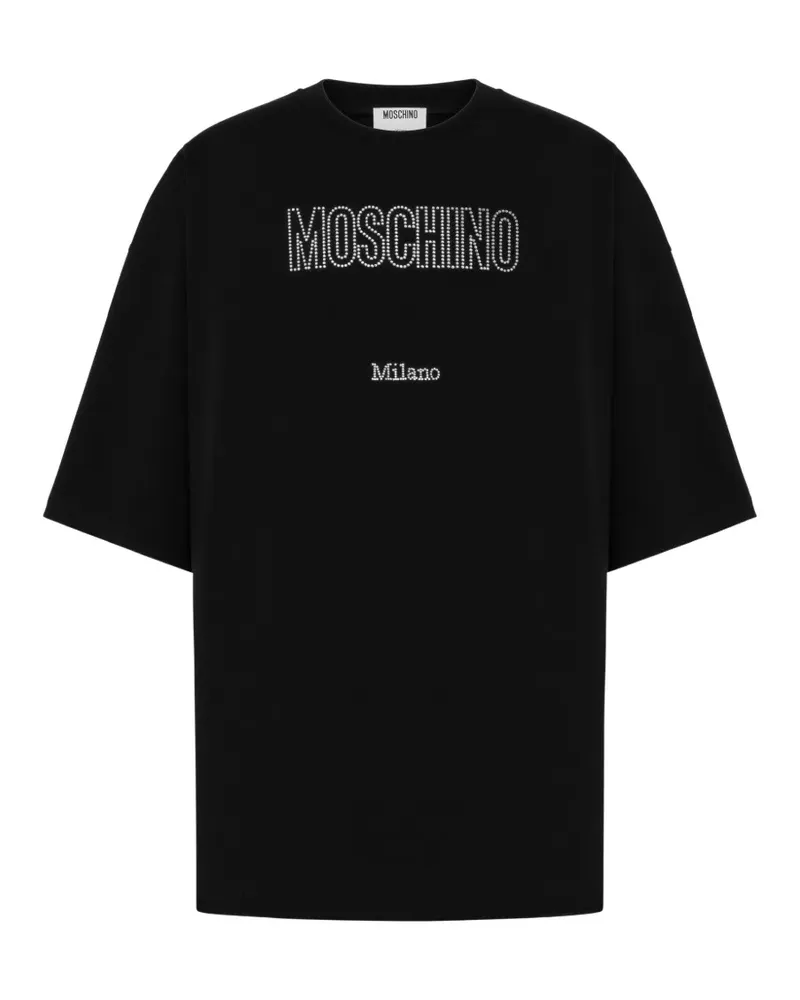 Moschino T-Shirt mit Teddy-Print - Weiß Weiß