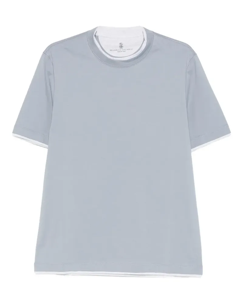Brunello Cucinelli short-sleeve T-shirt - Blau Blau