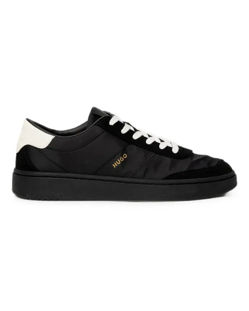 HUGO BOSS Neston logo-print panelled sneakers - Schwarz Schwarz