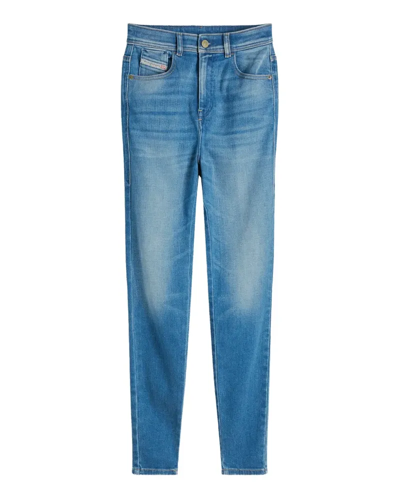 Diesel 1984 Skinny-Jeans mit hohem Bund - Blau Blau