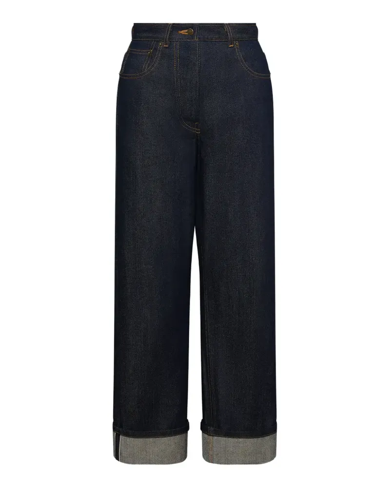 Thom Browne Five-Pocket-Jeans mit Umschlag - Blau Blau