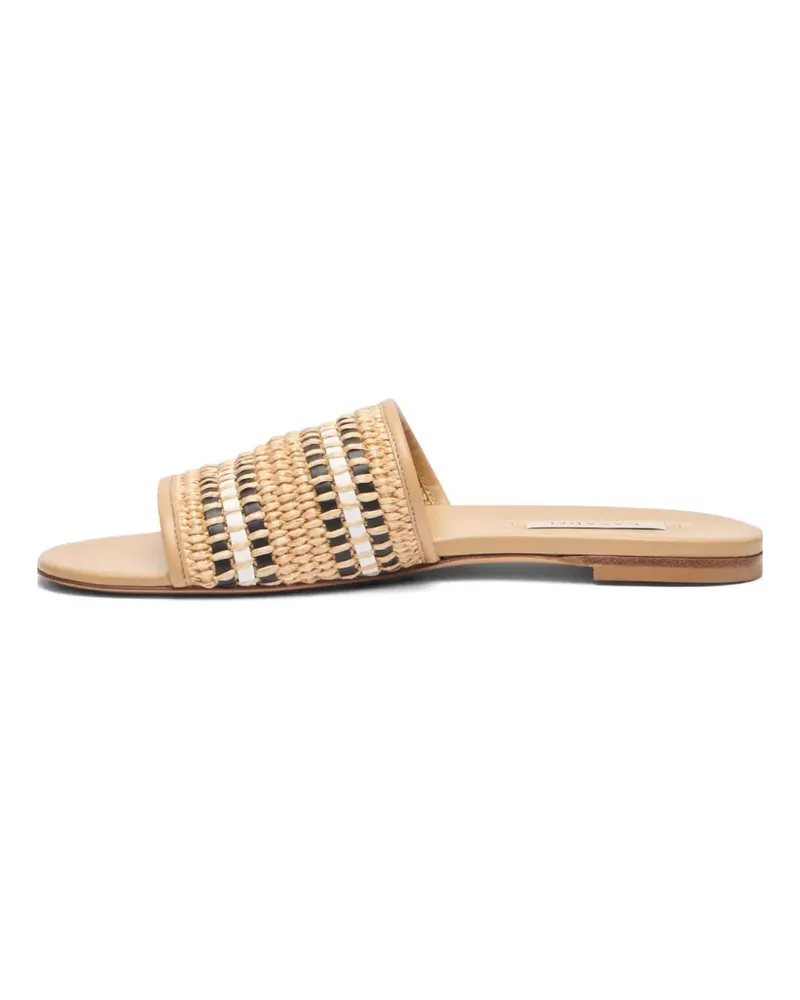 Casadei Amalfi flat sandals - Nude Nude