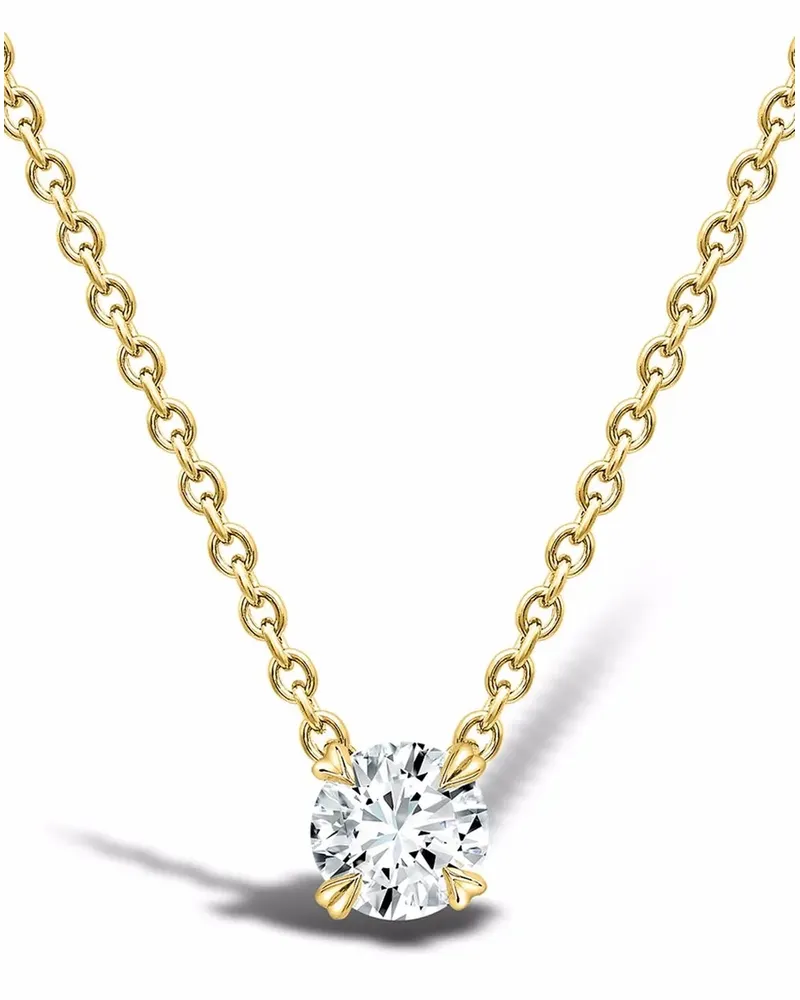 Pragnell 18kt Windsor Gelbgoldhalskette mit einem Diamanten 0,32ct Gold