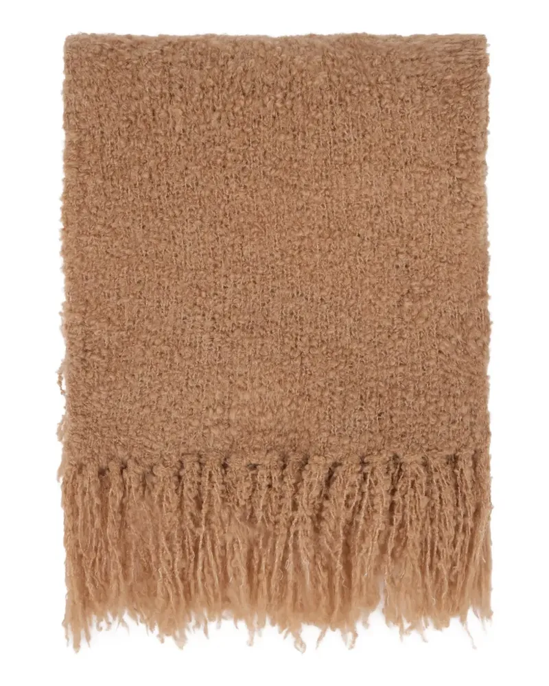 HALFBOY fringed scarf - Nude Nude