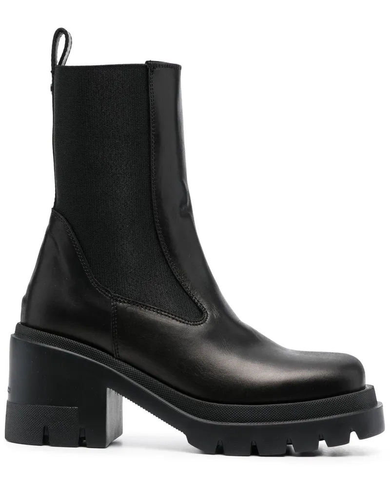 Woolrich Stiefeletten mit eckiger Kappe - Schwarz Schwarz