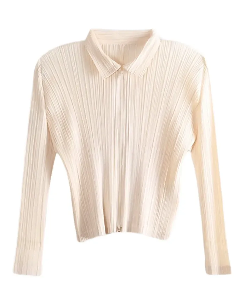 Issey Miyake Monthly Colors August Jacke mit Falten - Nude Nude