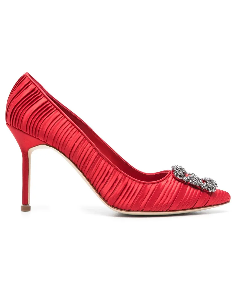 Manolo Blahnik Hangisi Pumps 90mm - Rot Rot