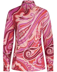 Etro Hemd mit Paisley-Print Rosa