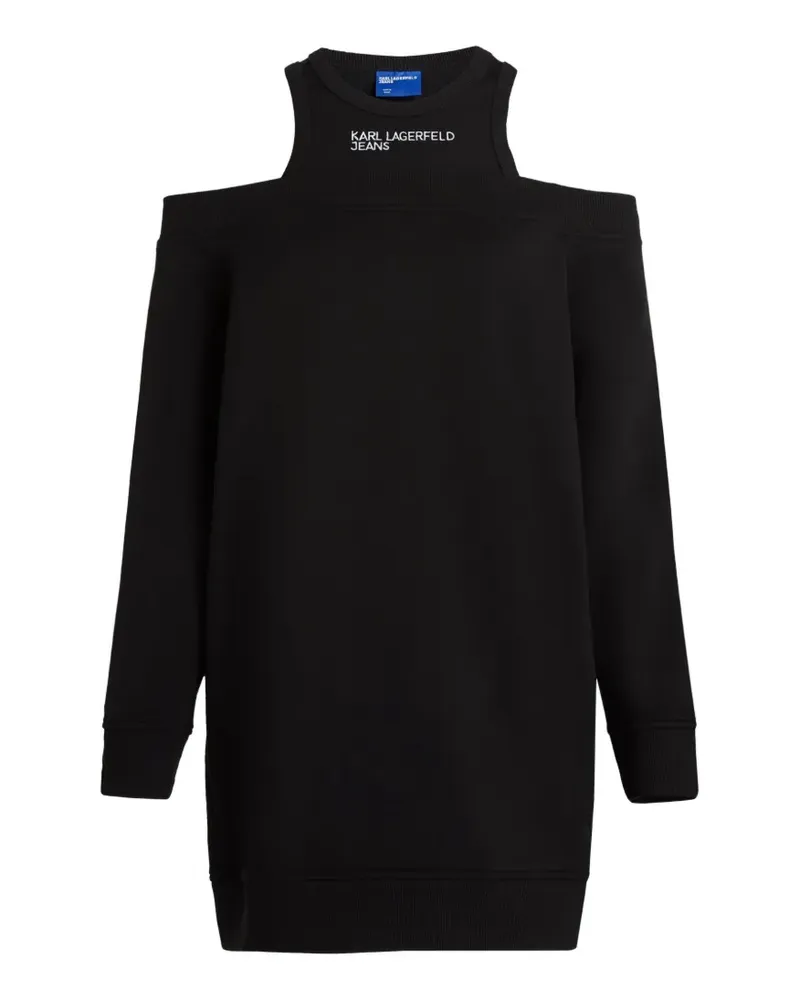 Karl Lagerfeld Sweatshirtkleid - Schwarz Schwarz