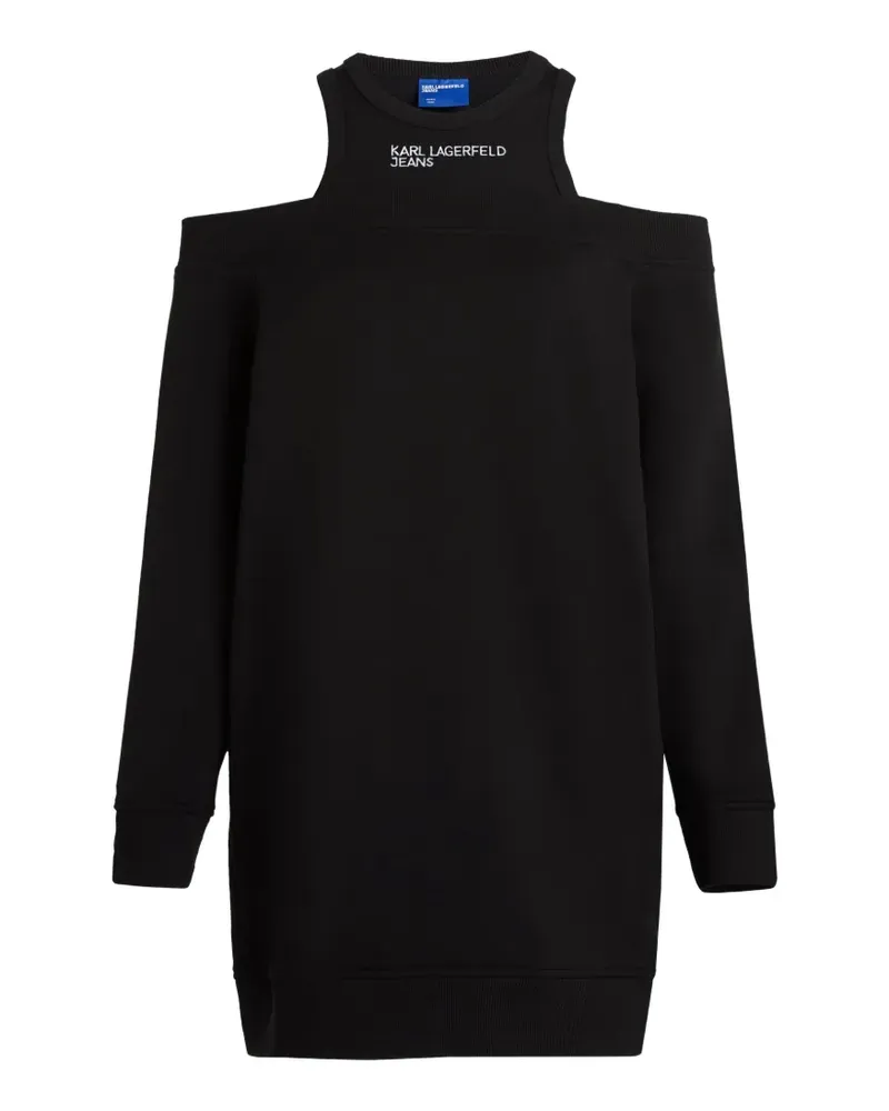 Karl Lagerfeld Sweatshirtkleid - Schwarz Schwarz