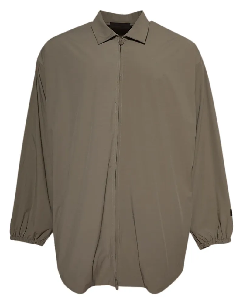 Fear of God Hemd mit Logo-Patch - Braun Braun