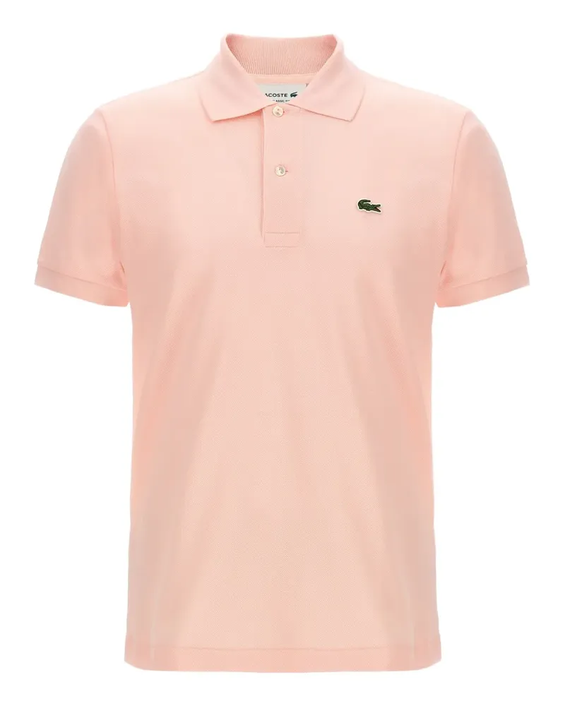 Lacoste Poloshirt mit Logo-Patch - Rosa Rosa