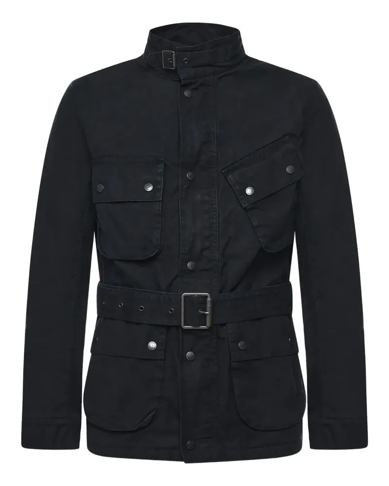 Barbour Jacke mit Gürtel - Blau Blau