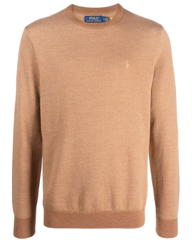 Ralph Lauren Pullover mit Logo-Stickerei - Nude Nude