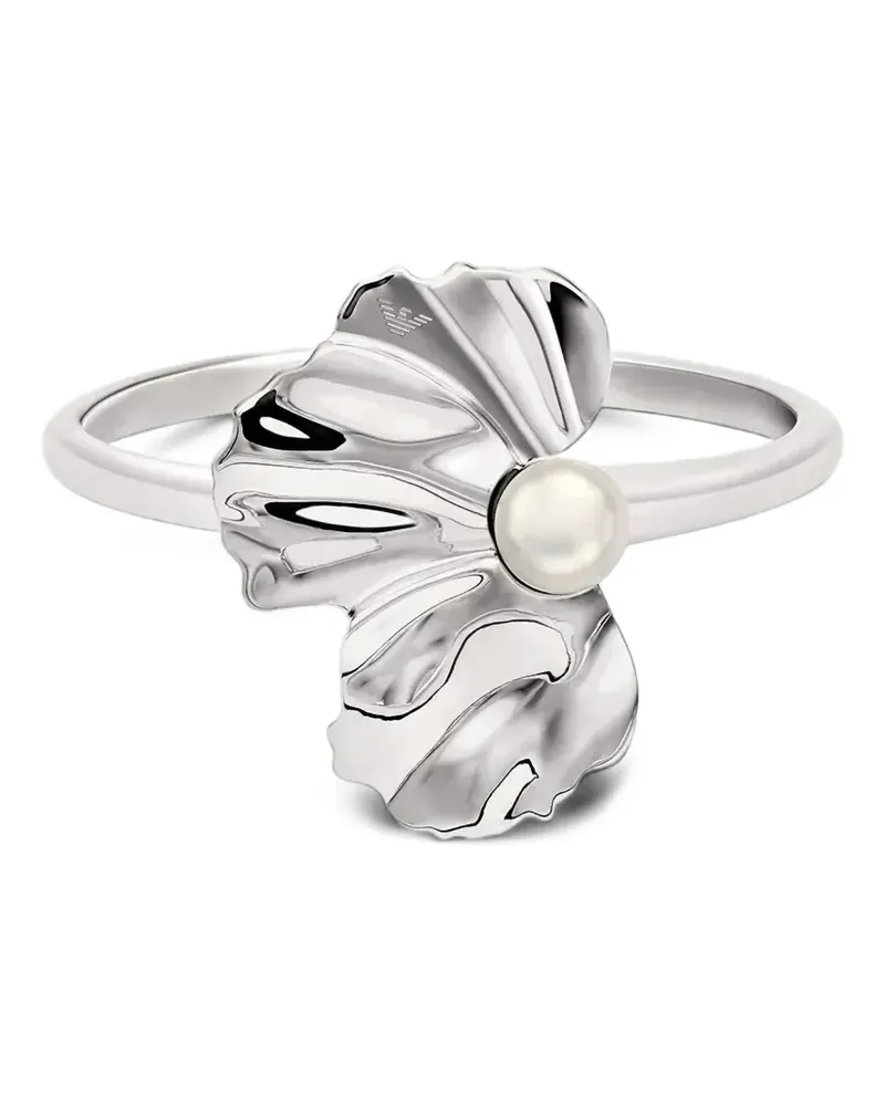 Emporio Armani pearl bangle bracelet - Silber Silber