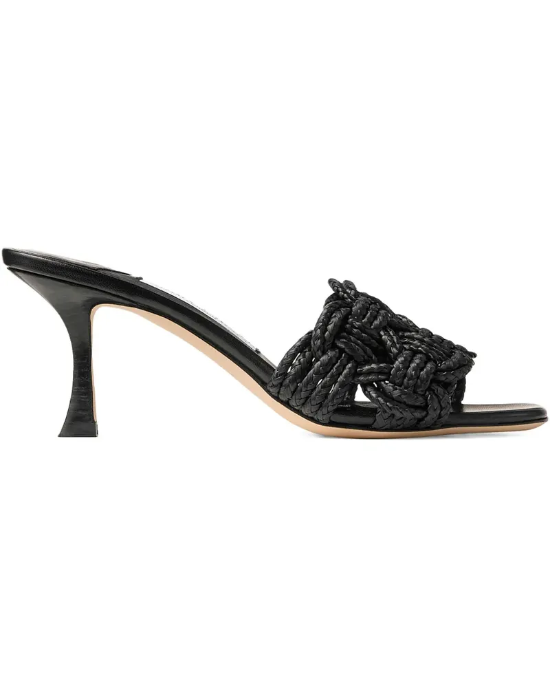 Jimmy Choo Chara Mules 70mm - Schwarz Schwarz