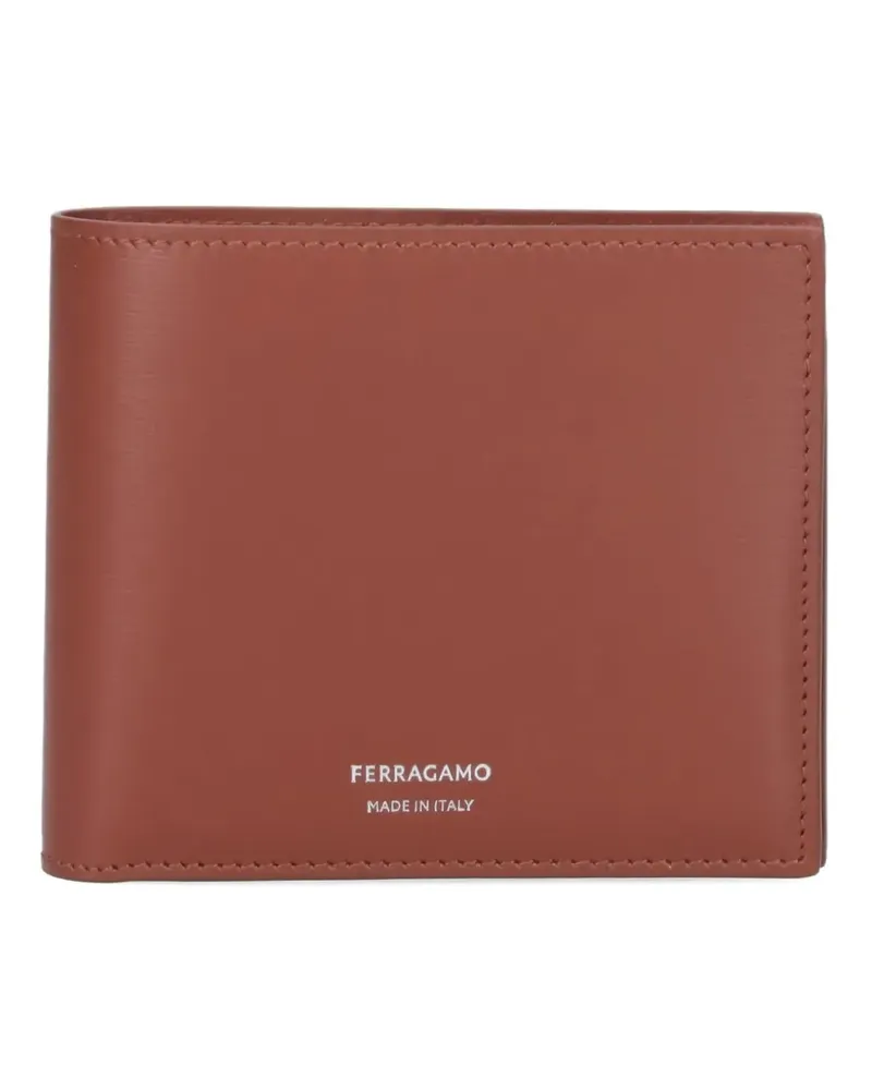 Ferragamo Portemonnaie mit Logo - Braun Braun