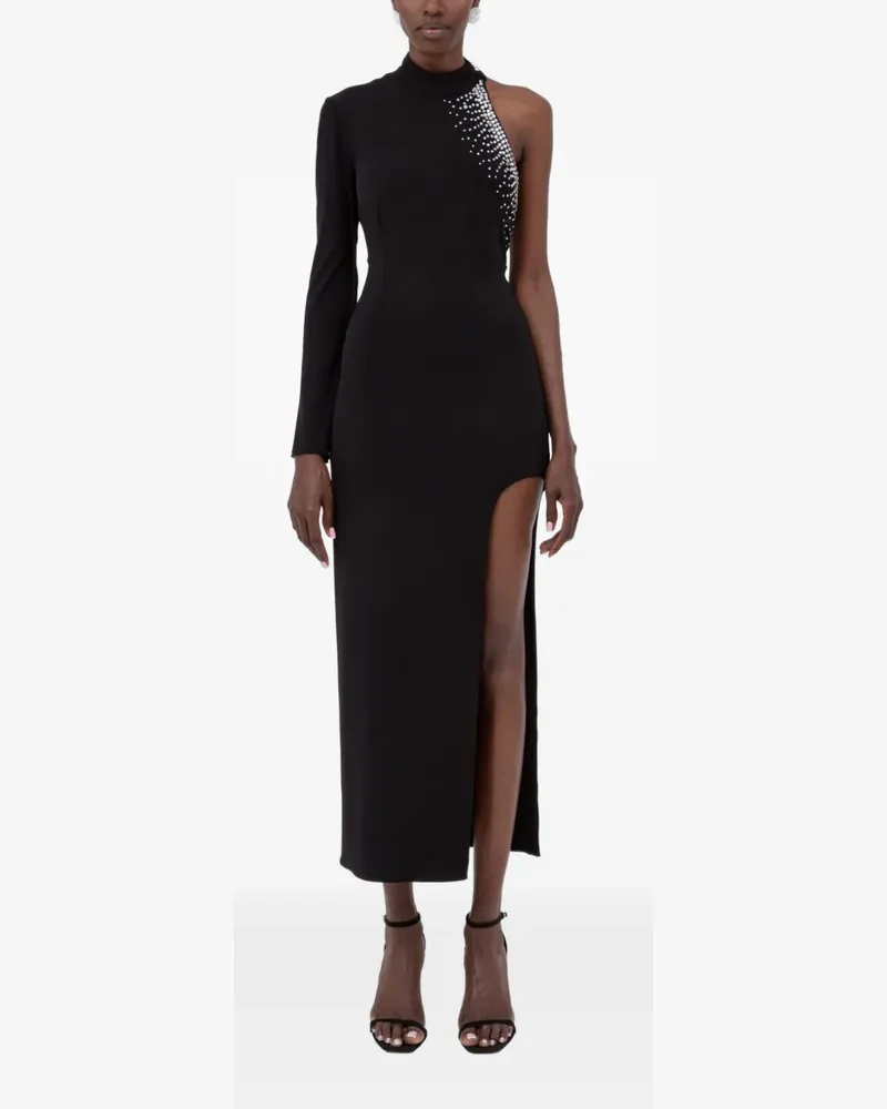 NISSA Asymmetrisches Maxikleid - Schwarz Schwarz