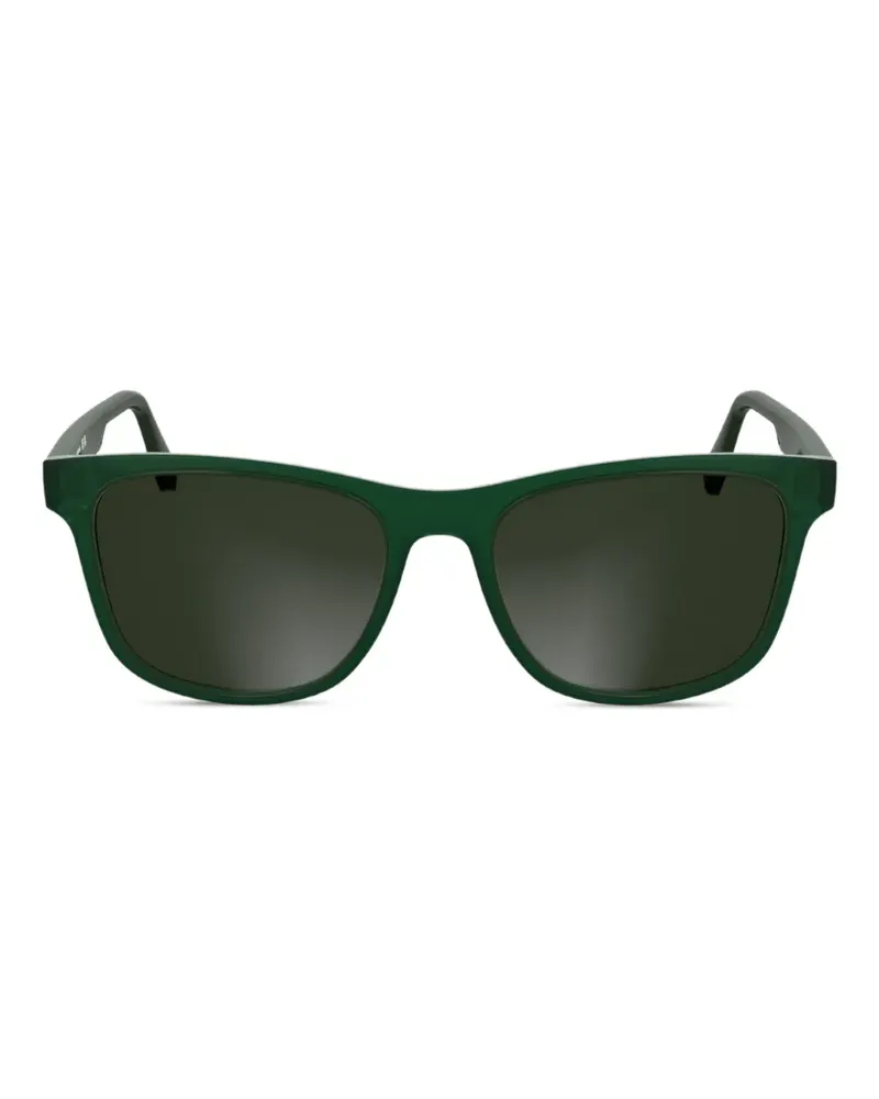 Lacoste Sonnenbrille mit eckigem Gestell - Grün Grün