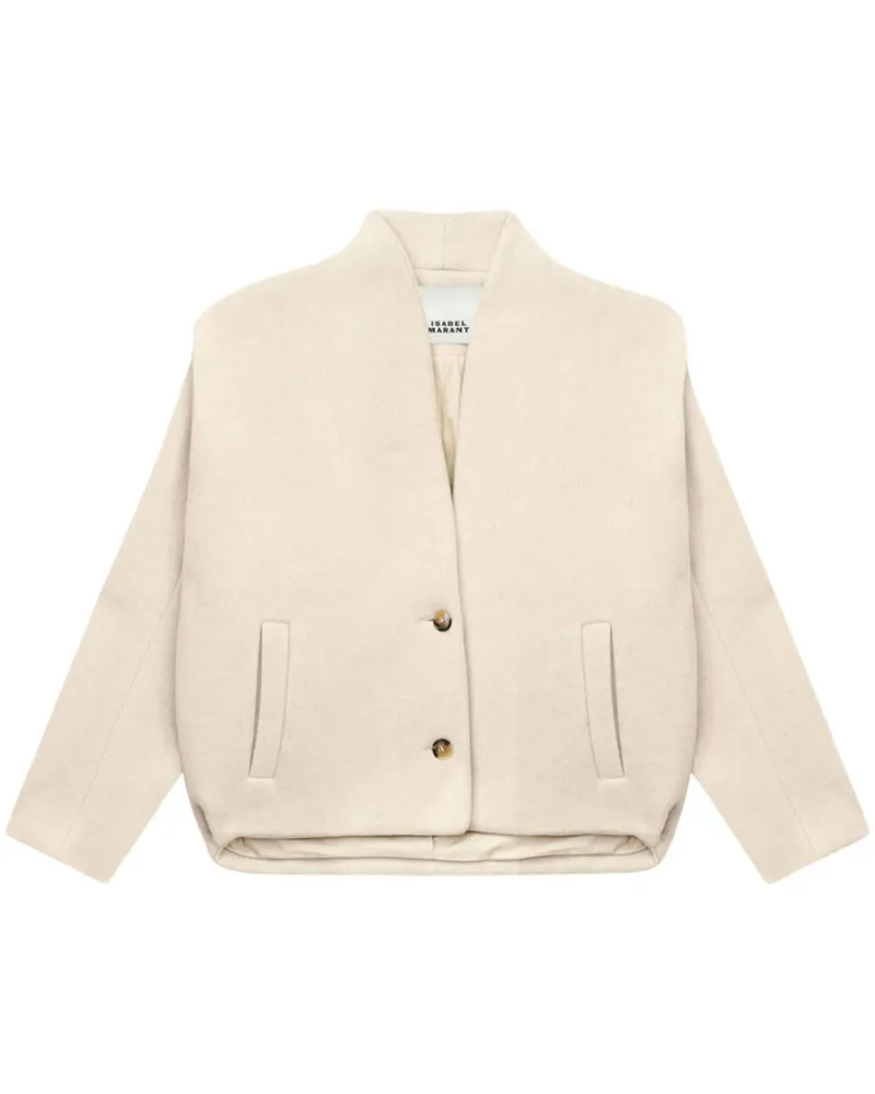 Isabel Marant Drogo Bomberjacke - Weiß Weiß