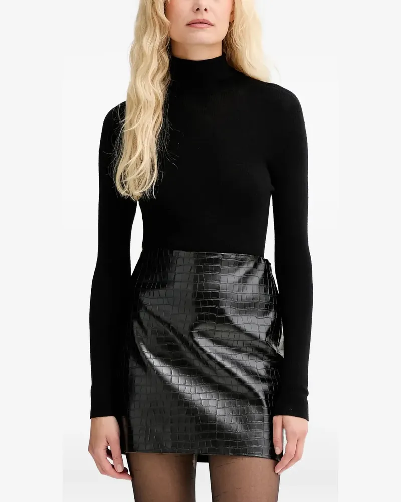 Isabelle Blanche Pullover mit Rollkragen - Schwarz Schwarz