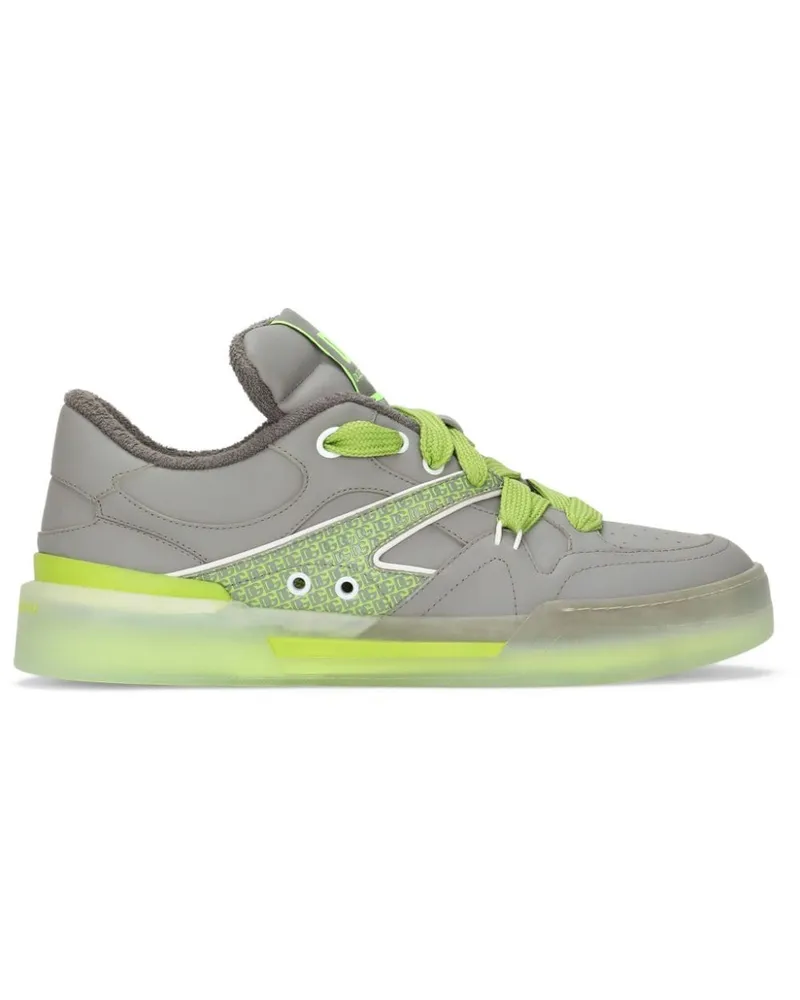 Dolce & Gabbana New Roma Sneakers mit Logo-Patch - Grau Grau