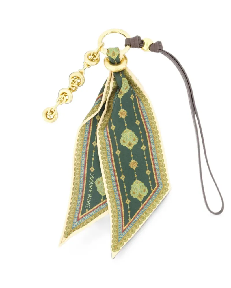 Zimmermann Taschenanhänger mit Schal - Grün Grün