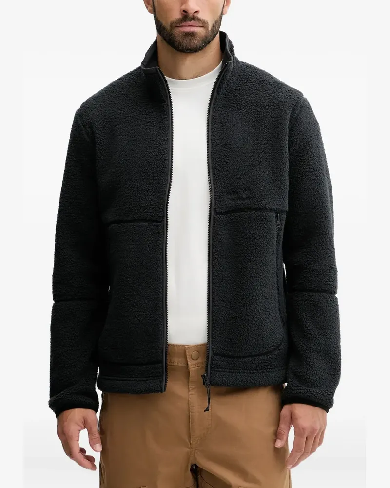 Jack Wolfskin zip-up fleece jacket - Schwarz Schwarz