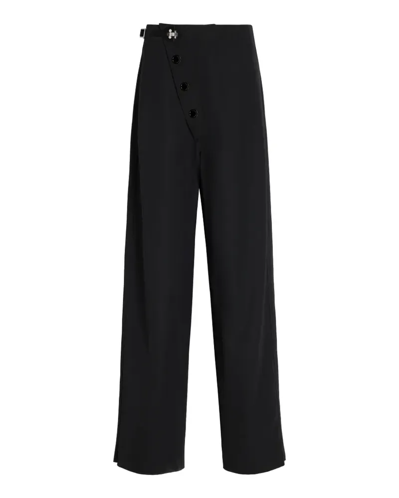 Proenza Schouler Aitana pants in tropical wool - Schwarz Schwarz