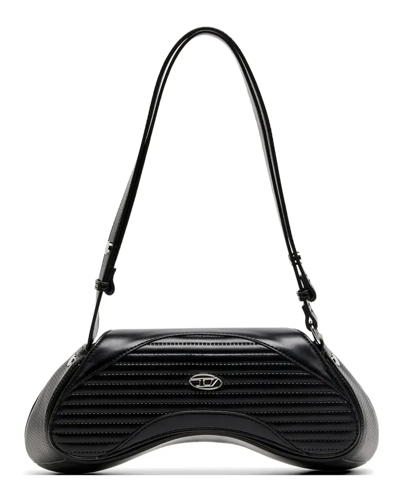 Diesel Gesteppte Schultertasche - Schwarz Schwarz