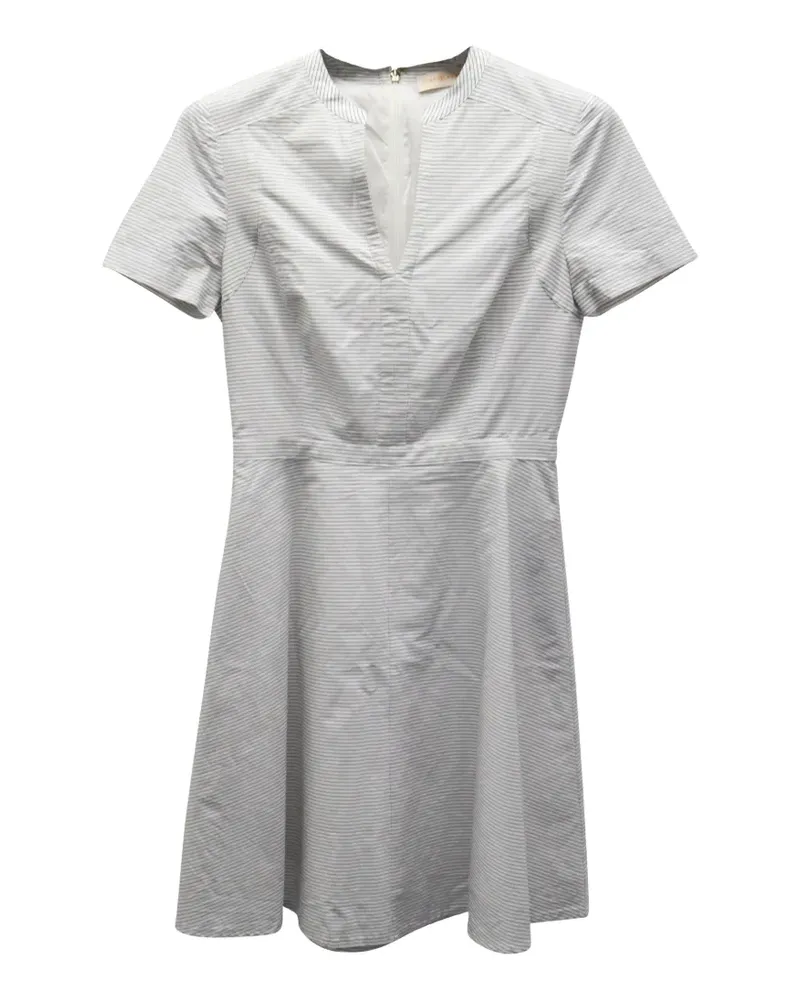 Tory Burch Gestreiftes Minikleid - Weiß Weiß