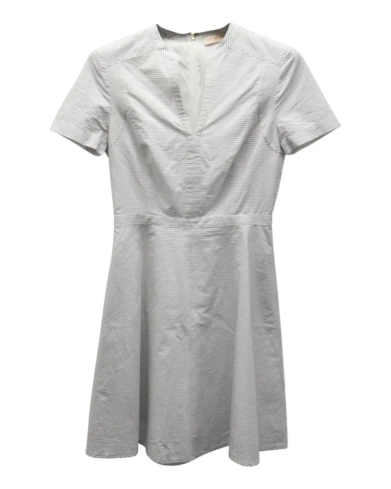 Tory Burch Gestreiftes Minikleid - Weiß Weiß