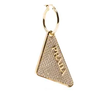 Ohrring mit Kristallen - Gold