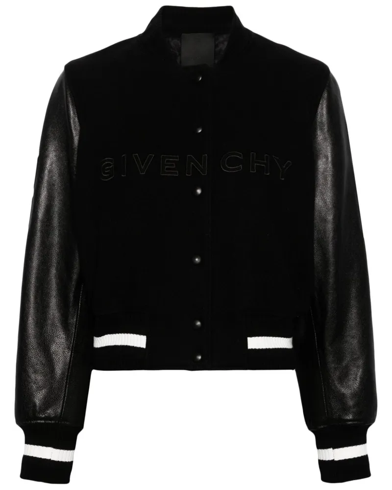 Givenchy Bomberjacke mit Druckknöpfen - Schwarz Schwarz