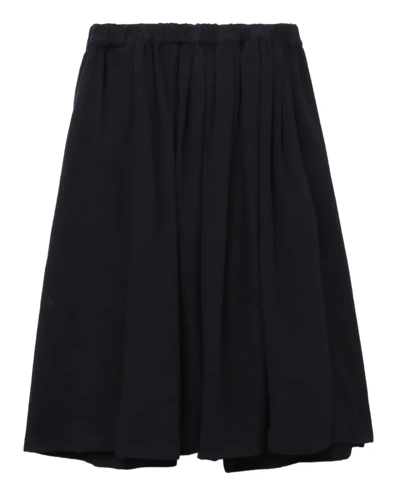 Comme des Garçons Faltenrock mit Schleife - Schwarz Schwarz