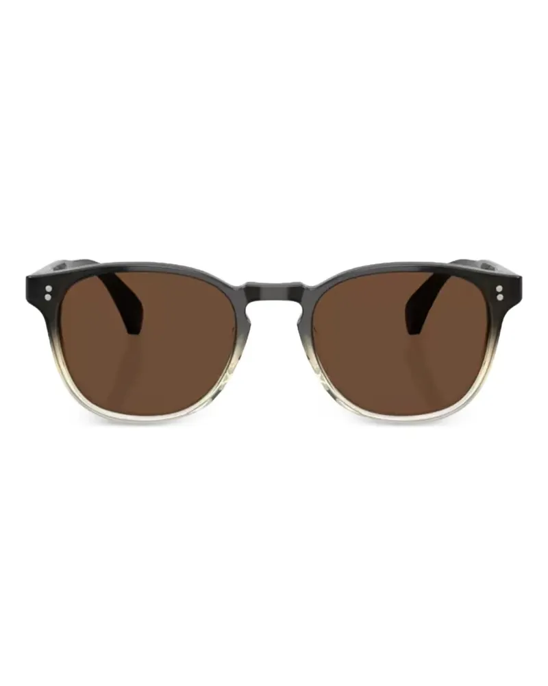 Oliver Peoples Finley round-frame sunglasses - Schwarz Schwarz