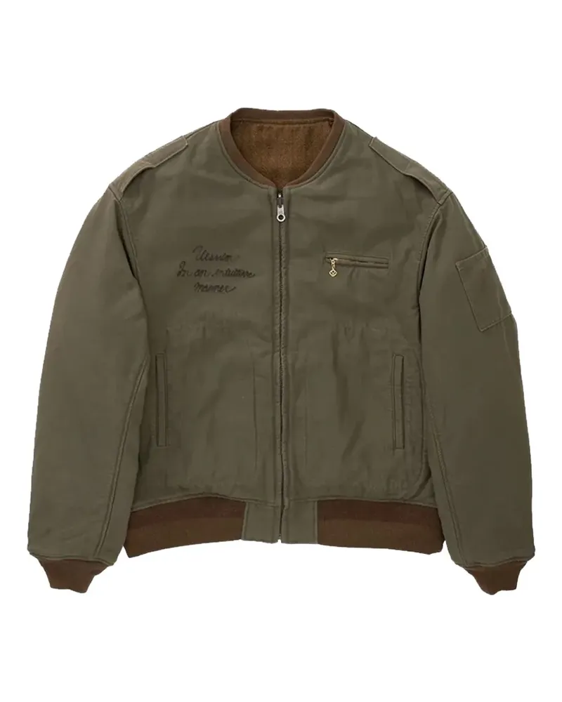 Visvim Bomberjacke mit Stickerei - Braun Braun