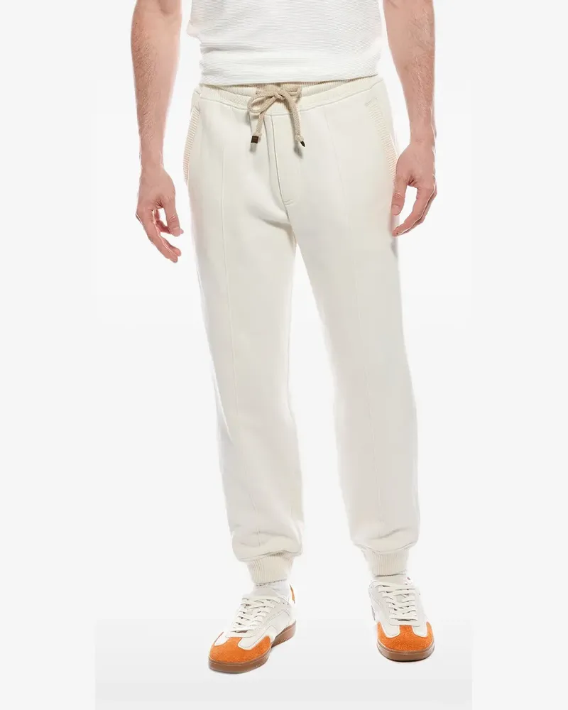Brunello Cucinelli drawstring track pants - Nude Nude