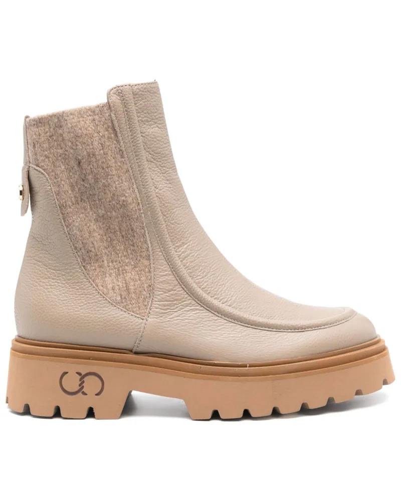 Casadei Klassische Chelsea-Boots - Nude Nude