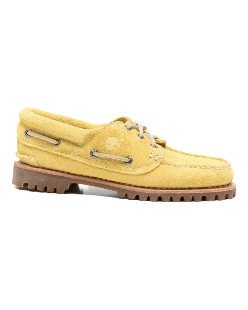 Timberland suede lace-up boat shoes - Gelb Gelb