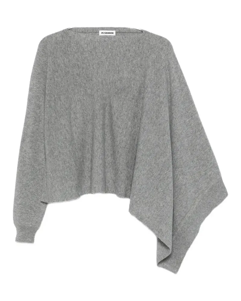 Jil Sander Drapiertes Cape - Grau Grau