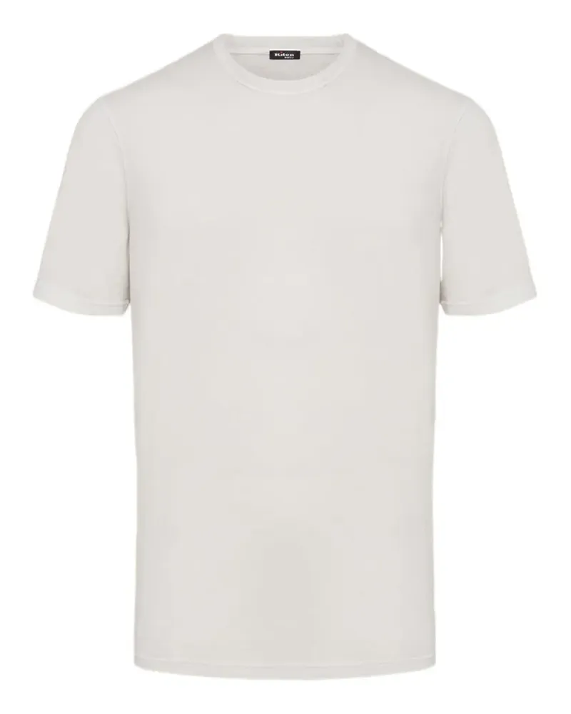 Kiton T-Shirt mit rundem Ausschnitt - Nude Nude