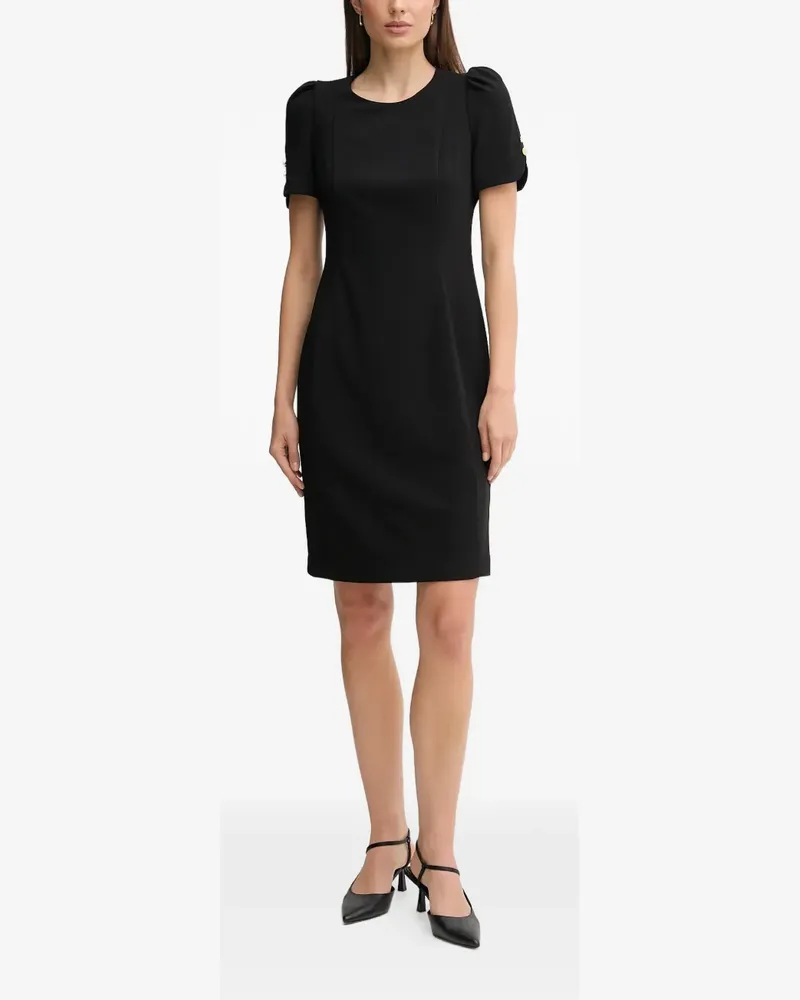 DKNY Minikleid mit Puffärmeln - Schwarz Schwarz