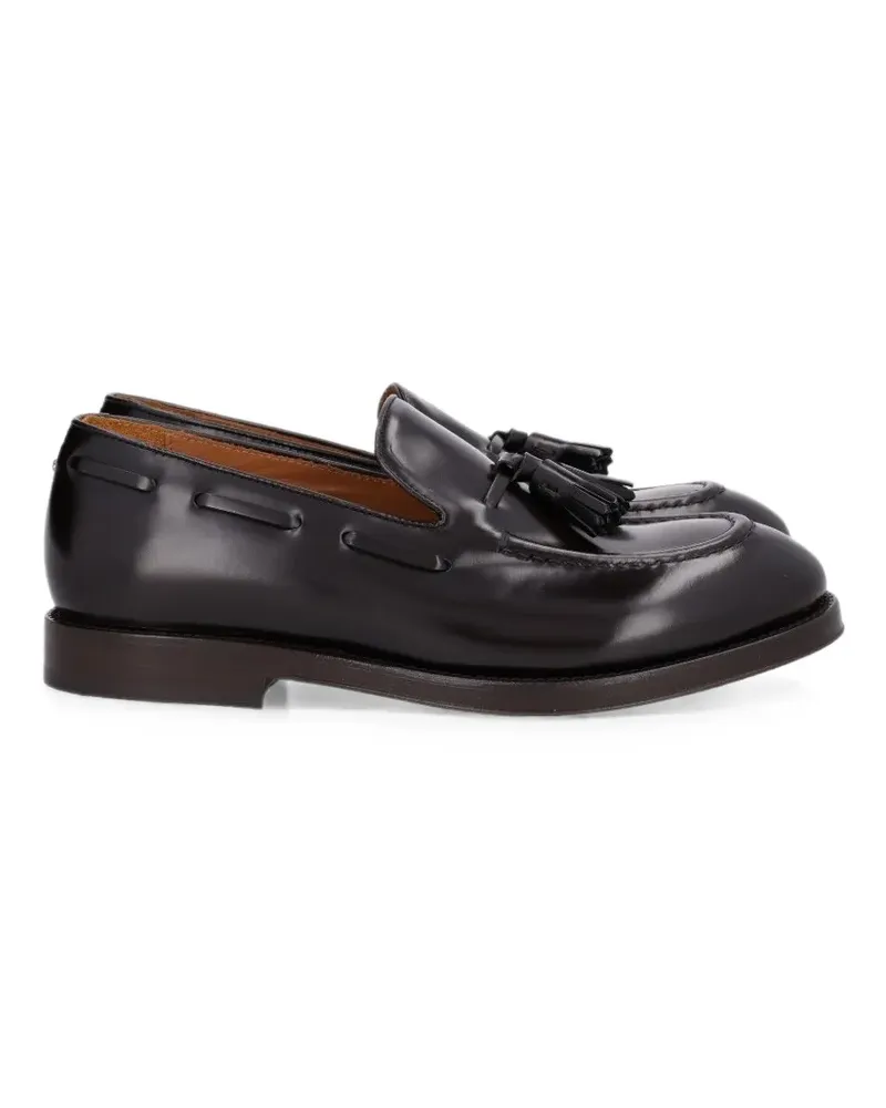 Al Duca D’Aosta 1902 tassel-detail leather loafers - Braun Braun