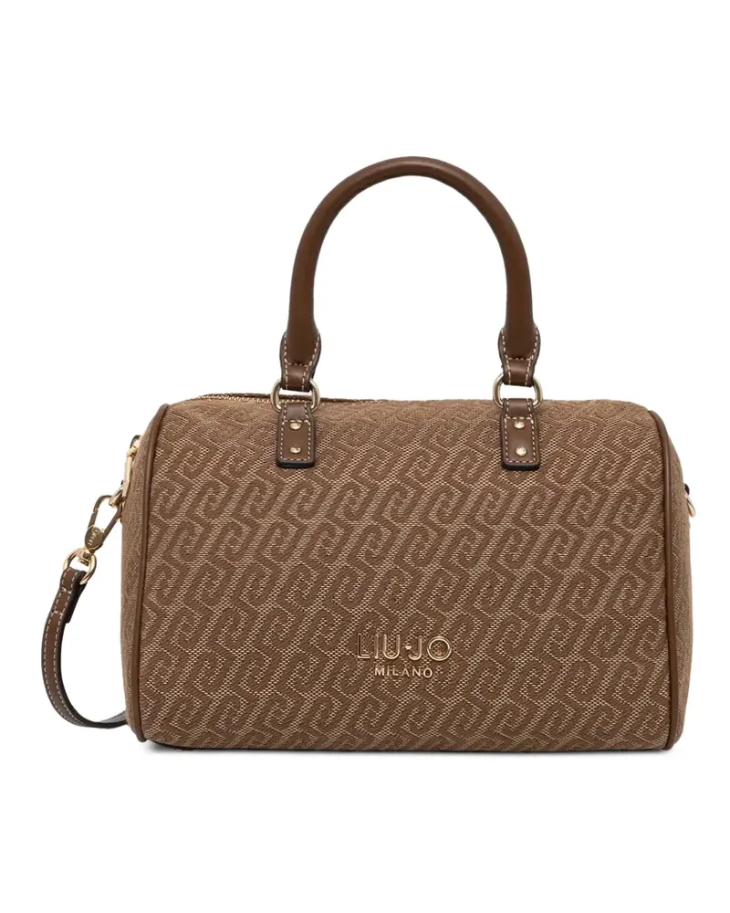 Liu Jo Shopper mit Monogrammmuster - Braun Braun