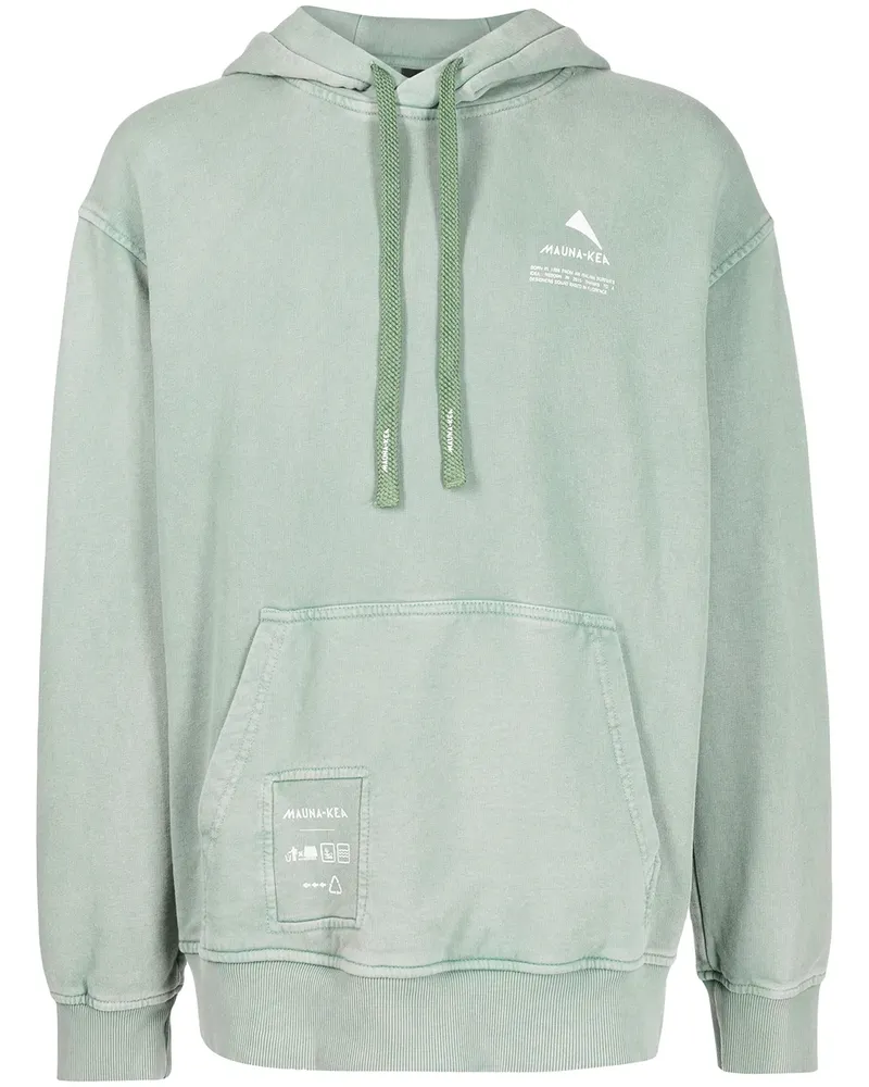 MAUNA KEA Hoodie mit Logo-Print - Grün Grün